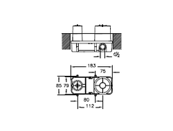 Универсальная встроенная часть VitrA Pure, A42230