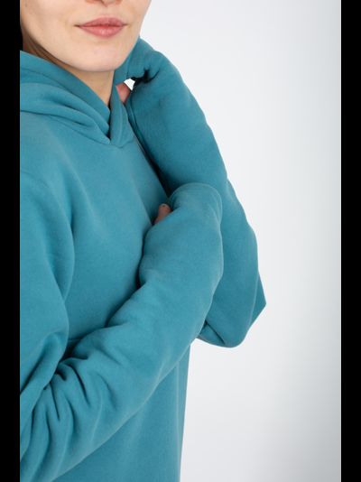 Платье из футера «Прялка времени»