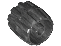 Wheel Hard Plastic Small (22mm D. x 24mm), Pearl Dark Gray (6118 / 6124924)