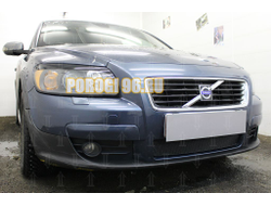Защита радиатора Volvo C30 2006-2010 black PREMIUM