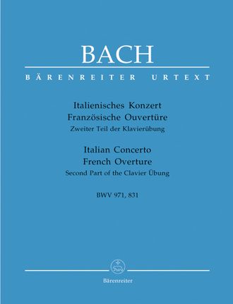 Бах И.С. Итальянский концерт BWV 971 и Французская увертюра BWV 831 для фортепиано