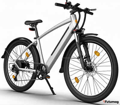 Электровелосипед ADO DECE 300C 36V10,4Ah серебро