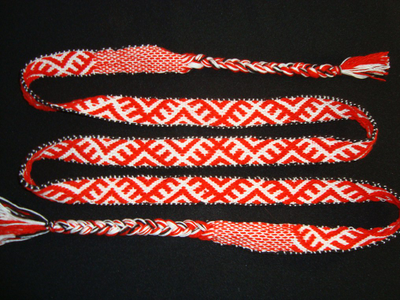 Женский пояс "Репейник".