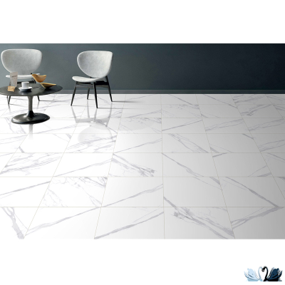 Керамогранит Staro Oasis Remix Statuario 60х60 см белый глянцевый