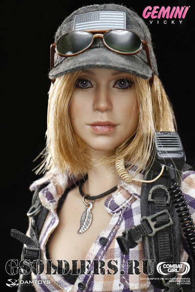Боевая близняшка Vicky - Коллекционная фигурка 1/6 COMBAT GIRL series Gemini Vicky  (DCG002) - DAMTo