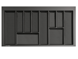 Лоток  для столовых приборов TRAY 900мм, ГРАФИТ  (13.0082)  AQ