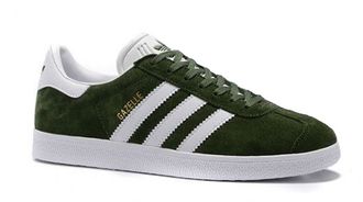 Adidas Gazelle Зеленые мужские (41-45) Арт. 383F-A