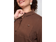 Эффектная рубашка-туника свободного силуэта  &quot;ФАБРИС&quot; арт. 224034 (цвет шоколад) размеры 48-62