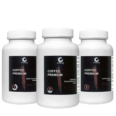 Пробный набор Coffee Premium кератин, 250/250/250 мл.