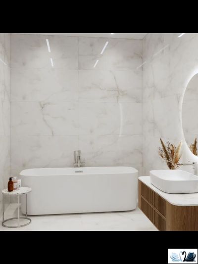 Керамогранит Staro Palacio Antisky Grey 60х120 см под белый мрамор Sicilia купить в магазине Marysя