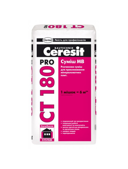 Церезит CT 180/25 Клей для плит из минеральной ваты
