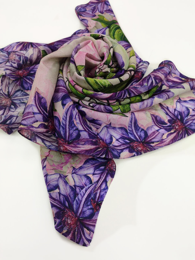 Павловопосадский платок 10387-15