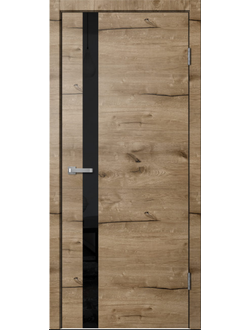 Межкомнатная Дверь FUSION FN01 кромка ABS черная