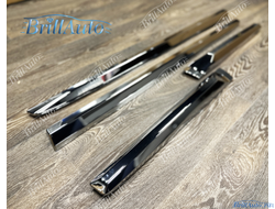 Молдинги Toyota Prado 150 стиль 2023 хром