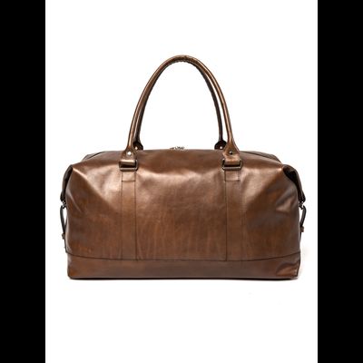 Кожаная дорожная сумка Bergamo Premium brown (арт. 4048-63)