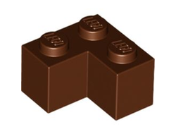 Brick 2 x 2 Corner, Reddish Brown (2357 / 4211200)