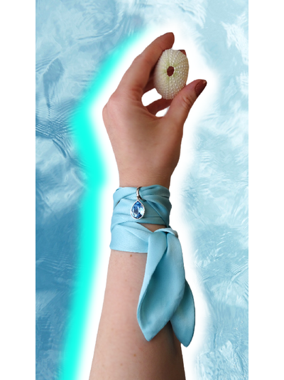 Шарф шелковый AQUA Collection