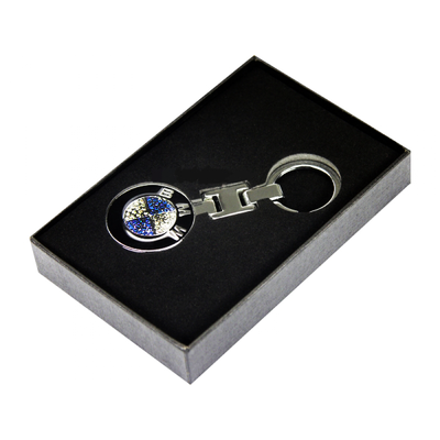 БРЕЛОК НА КЛЮЧИ С ЛОГОТИПОМ АВТО И СТРАЗАМИ