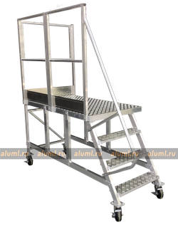 ПРП-1.0 с консолью. Поручни с одной стороны