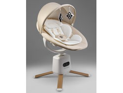 Колыбель Amarobaby Jolly Swing, молочный, белый вкладыш