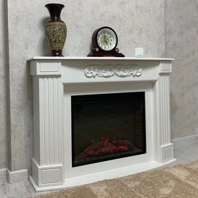 Электрокамин Венеция WT с очагом Sparta 25.5 LED