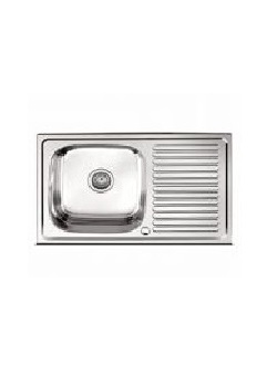 МОЙКА 50Х80 (0,8) ЛЕВ ВЫП 3 1/2 MIXLINE 18 СМ С СИФОНОМ