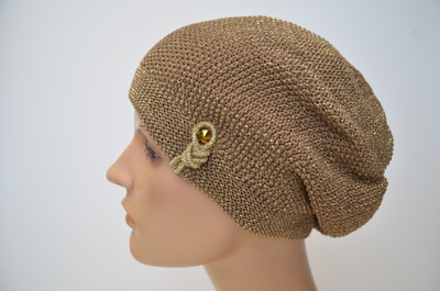 Берет Vizio 1803 B золотистый