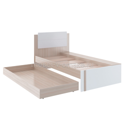 ЗР052 Кровать "Волкер" М14. Размер: 1156*1010*2046. Спальная зона: 800*2000, 800*1950