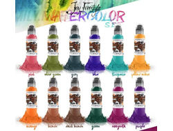 Jay Freestyle Watercolor Ink Set - "World Famous" (США 12 шт по 1 OZ - 30 мл)