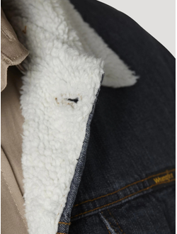 Куртка Wrangler® Western Sherpa Lined Denim Trucker Jacket