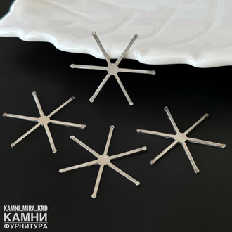 Основа мандалы 6/8 лучей 35 мм, нержавеющая сталь, цена за штуку