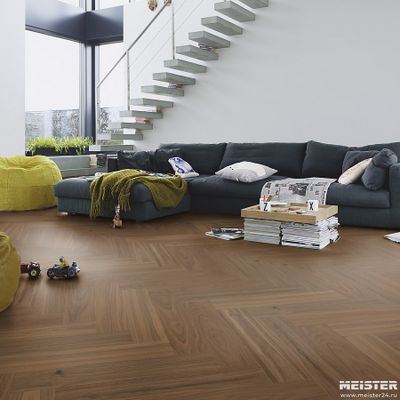 Паркетная доска Meister Орех Американский Классик 8924 HS500L