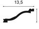 Карниз C331 - 6,4*13,5*200см