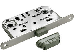 Замок сантехнический M1895 SN никель белый