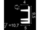 C381 Карниз L3 - 9,5*5*200см