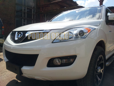 Защита радиатора Great Wall Hover H5 2011- black верх