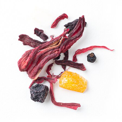 Чай фруктовый Алый закат, ароматизированный