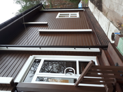 Легкая Входная дверь из алюминия для веранды с доводчиком