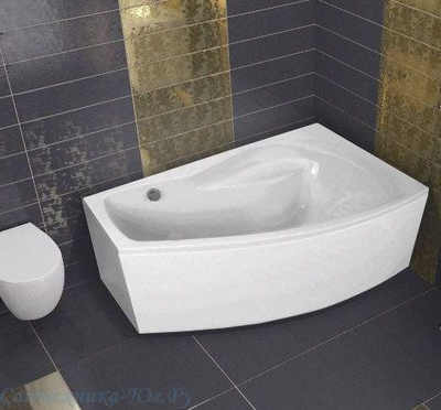 Акриловая ванна SANTEK МАЙОРКА XL 160х95 правая с каркасом