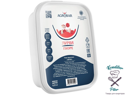Пюре фруктовое "Личи" (Агробар) замороженное, 250 г