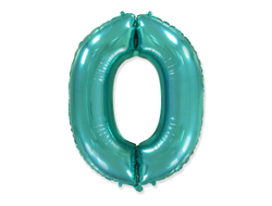 Фольгированная цифра - Бирюза