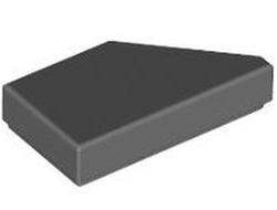 Tile, Modified 1 x 2 Wedge Left, Dark Bluish Gray (5091 6477749 6510131)