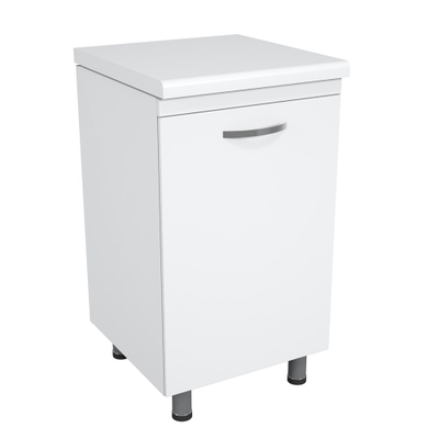 Тумба металлическая с полкой на опорах ТМД-1.0