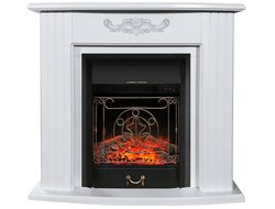 Электрокамин Лион WT с очагом Majestic