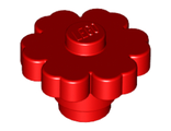 Plant Flower 2 x 2 Rounded - Solid Stud, Red (98262 / 6000020)