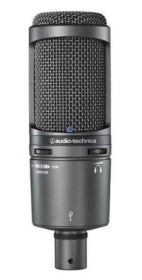 Микрофон проводной Audio-Technica AT2020USB+