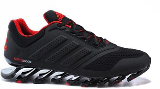 Adidas Spring Blade Черные с красным (41-45) Арт. 168M-A