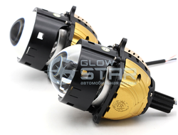 Билед модули Aozoom A15 5500K 3.0 дюйма, 2 чипа, 12V, 58W/65W, крепление 3R и съемное гаечное (комплект, 2шт)