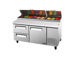 Холодильный стол для пиццы CTPR-67-2D-2, Turbo Air