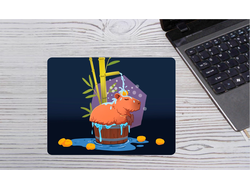 Коврик для мышки горизонтальный Капибара, Kapibara-san №6